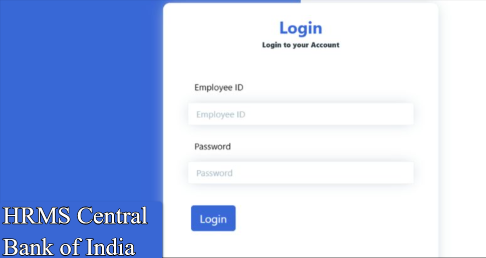 HRMS Central Bank of India Login